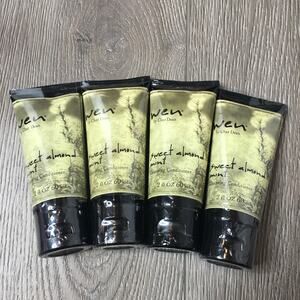 Lot of 4 Wen Sweet Almond Mint Cleansing Conditioner by Chaz Dean 2oz